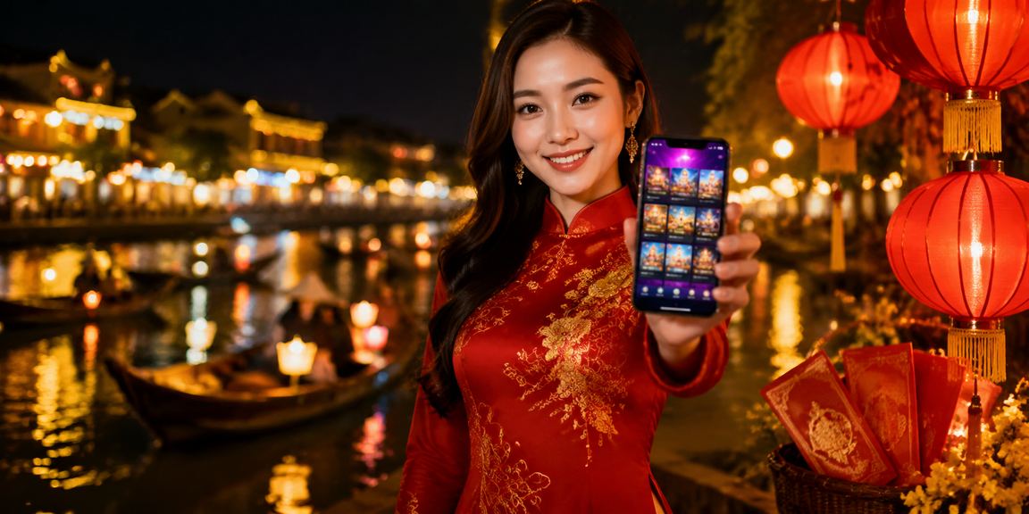 Cô gái Hội An trong trang phục áo dài xem thông tin thưởng trên 783